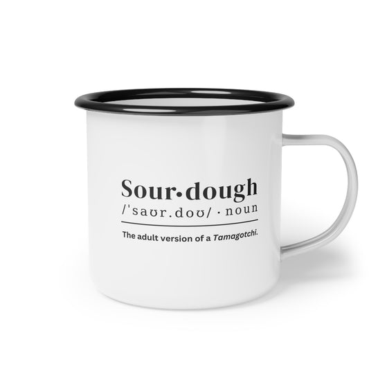 Sourdough Tamagotchi Enamel Cup