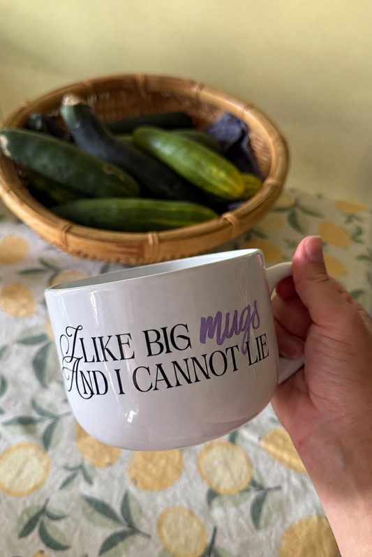 I Like Big Mugs And I Cannot Lie Latte Extra-Large Ceramic Mug