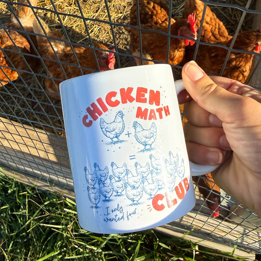Chicken Math Club Ceramic Mug