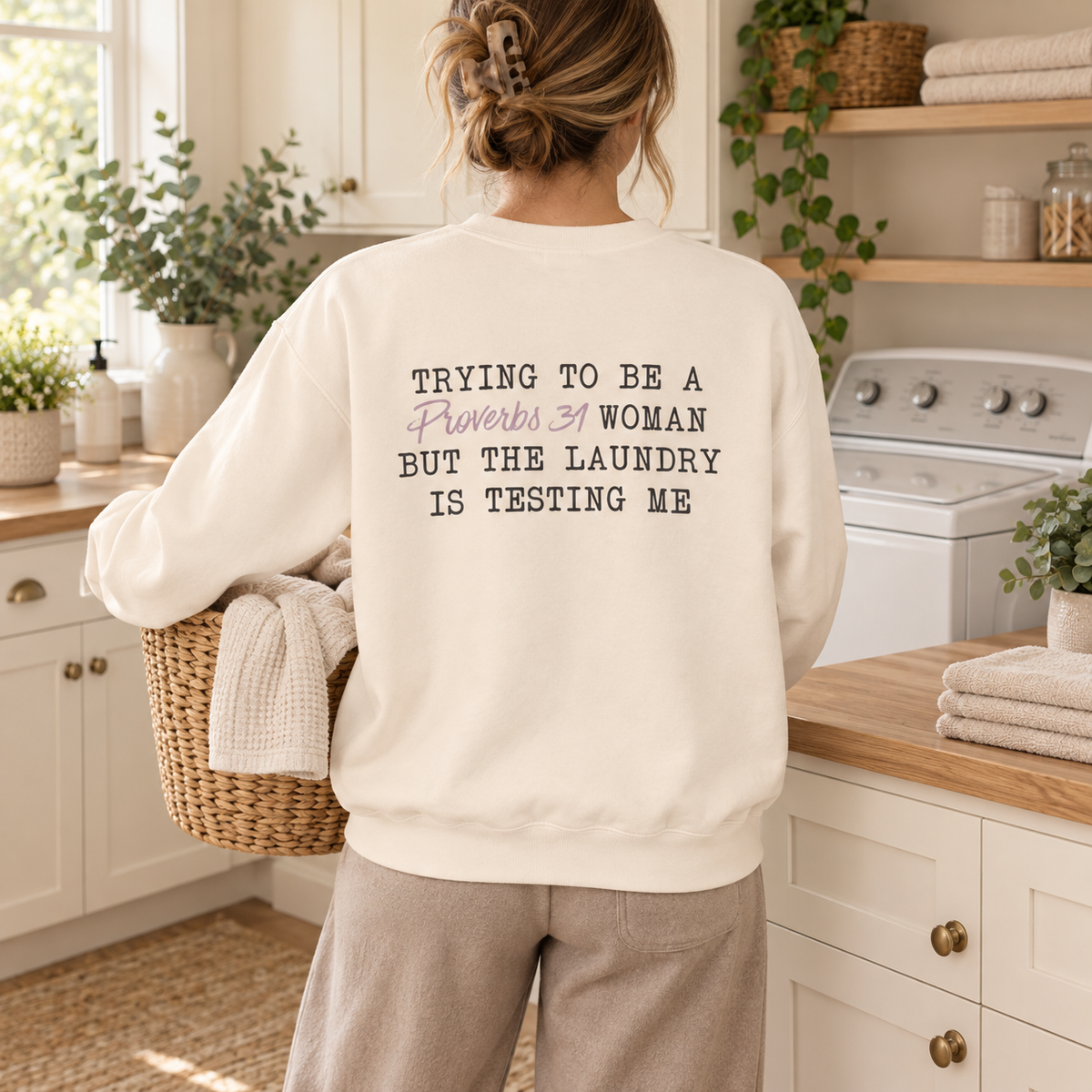 Proverbs 31 Woman Crewneck Sweatshirt