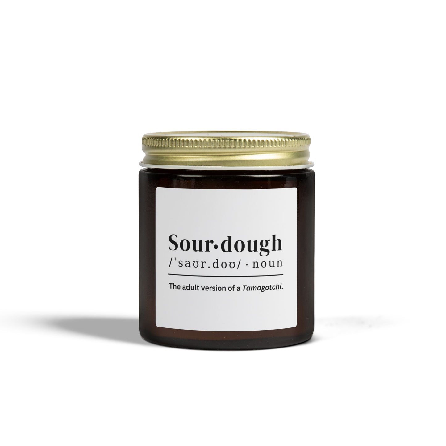 Sourdough Tamagotchi Coconut Apricot Wax Candle